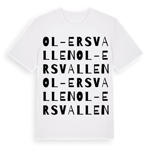 Ol-Ersvallen ordlek t-shirt – ekologisk bomull t-shirt från Pinshirt