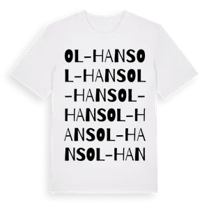 Ol-Hans ordlek t-shirt – ekologisk bomull t-shirt från Pinshirt