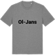 Mid Heather Gray t-shirt med Ol-Jans fetstil t-shirt