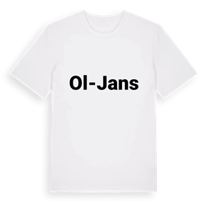 Ol-Jans fetstil t-shirt – ekologisk bomull t-shirt från Pinshirt