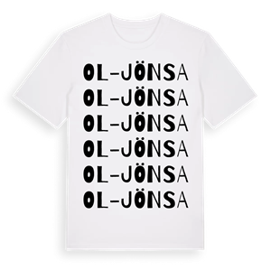 Ol-Jönsa ordlek t-shirt – ekologisk bomull t-shirt från Pinshirt