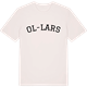 Vintage White t-shirt med Ol-Lars böjd t-shirt