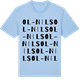 Blue Soul t-shirt med Ol-Nils ordlek t-shirt
