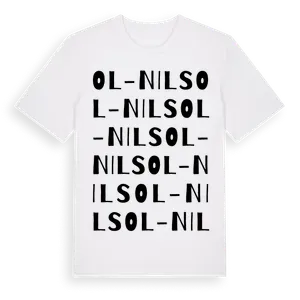 Ol-Nils ordlek t-shirt – ekologisk bomull t-shirt från Pinshirt