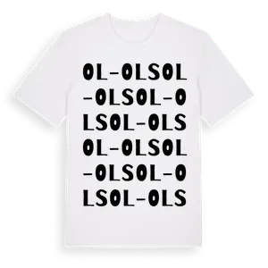 Ol-Ols ordlek t-shirt – ekologisk bomull t-shirt från Pinshirt
