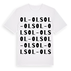 Ol-Ols ordlek t-shirt – ekologisk bomull t-shirt från Pinshirt