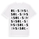 Ol-Simsas ordlek t-shirt