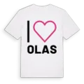 Jag älskar Olas t-shirt stort tryck