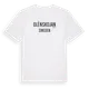 White t-shirt med Olénskojan i Sverige t-shirt