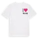 White t-shirt med Jag älskar Ollas t-shirt litet tryck