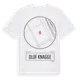 White t-shirt med Olof Knagge t-shirt