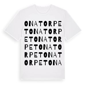 Onatorpet ordlek t-shirt – ekologisk bomull t-shirt från Pinshirt