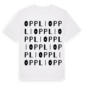 Oppli ordlek t-shirt – ekologisk bomull t-shirt från Pinshirt