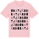 Pink Cotton t-shirt med Öratjärn ordlek t-shirt