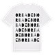 Orbaden ordlek t-shirt