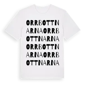 Orrbottnarna ordlek t-shirt – ekologisk bomull t-shirt från Pinshirt