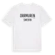 White t-shirt med Orrmuren i Sverige t-shirt