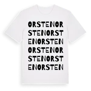 Orsten ordlek t-shirt – ekologisk bomull t-shirt från Pinshirt