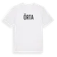 White t-shirt med Örta i Sverige t-shirt