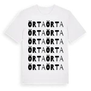 Örta ordlek t-shirt – ekologisk bomull t-shirt från Pinshirt