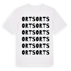 Orts ordlek t-shirt – ekologisk bomull t-shirt från Pinshirt