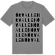Mid Heather Gray t-shirt med Örvallen ordlek t-shirt
