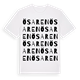 White t-shirt med Ösaren ordlek t-shirt