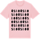 Pink Cotton t-shirt med Ösbo ordlek t-shirt