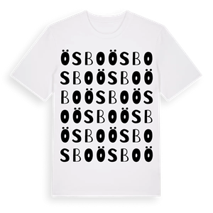Ösbo ordlek t-shirt – ekologisk bomull t-shirt från Pinshirt