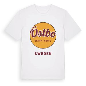 Östbo cirkel t-shirt – ekologisk bomull t-shirt från Pinshirt