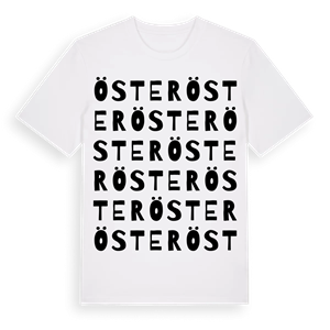 Öster ordlek t-shirt – ekologisk bomull t-shirt från Pinshirt