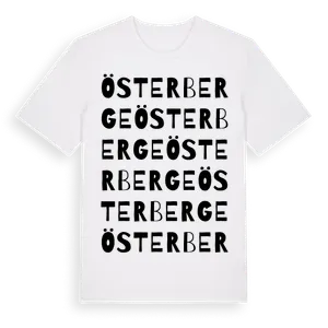 Österberge ordlek t-shirt – ekologisk bomull t-shirt från Pinshirt