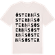 Vintage White t-shirt med Östernäs ordlek t-shirt