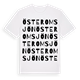 Österomsjön ordlek t-shirt