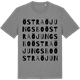 Mid Heather Gray t-shirt med Östra Öjungsbo ordlek t-shirt