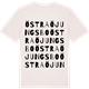 Vintage White t-shirt med Östra Öjungsbo ordlek t-shirt