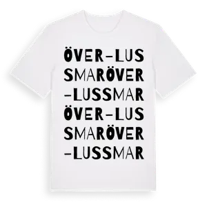 Över-Lussmar ordlek t-shirt – ekologisk bomull t-shirt från Pinshirt