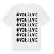 White t-shirt med Överälve ordlek t-shirt