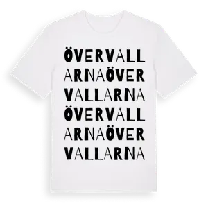 Övervallarna ordlek t-shirt – ekologisk bomull t-shirt från Pinshirt