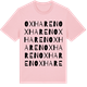 Pink Cotton t-shirt med Oxharen ordlek t-shirt