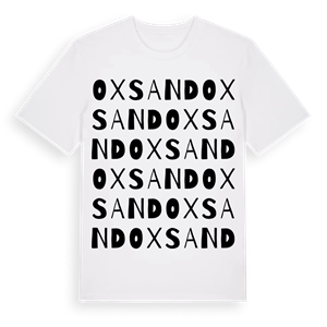 Oxsand ordlek t-shirt – ekologisk bomull t-shirt från Pinshirt