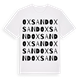 Oxsand ordlek t-shirt