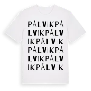 Pålvik ordlek t-shirt – ekologisk bomull t-shirt från Pinshirt
