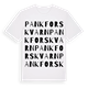 Pankfors kvarn ordlek t-shirt