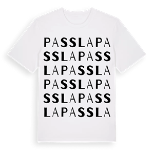 Passla ordlek t-shirt – ekologisk bomull t-shirt från Pinshirt