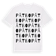 White t-shirt med Påtbo ordlek t-shirt