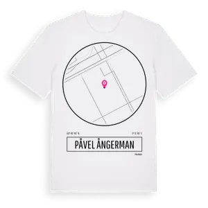 Påvel Ångerman t-shirt – ekologisk bomull t-shirt från Pinshirt