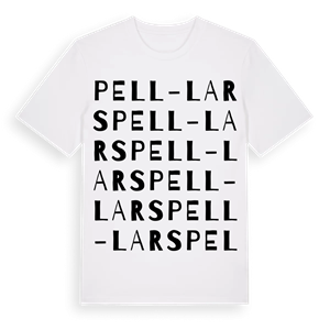 Pell-Lars ordlek t-shirt – ekologisk bomull t-shirt från Pinshirt