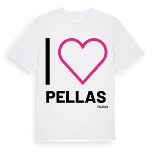 Jag älskar Pellas t-shirt stort tryck – ekologisk bomull t-shirt från Pinshirt