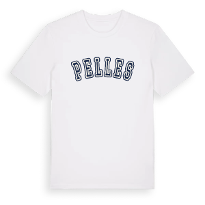 Pelles college t-shirt – ekologisk bomull t-shirt från Pinshirt